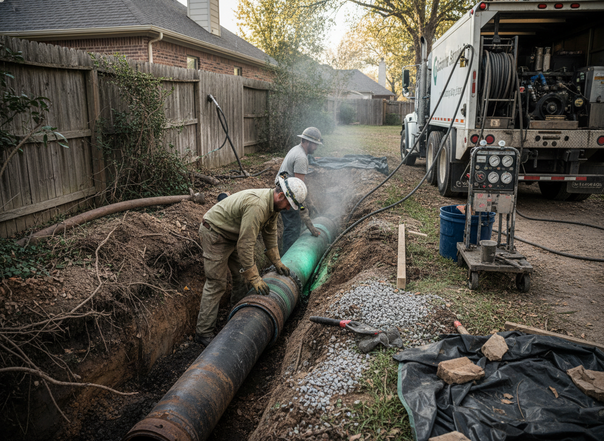 Sewer Pipe Lining in Grapevine