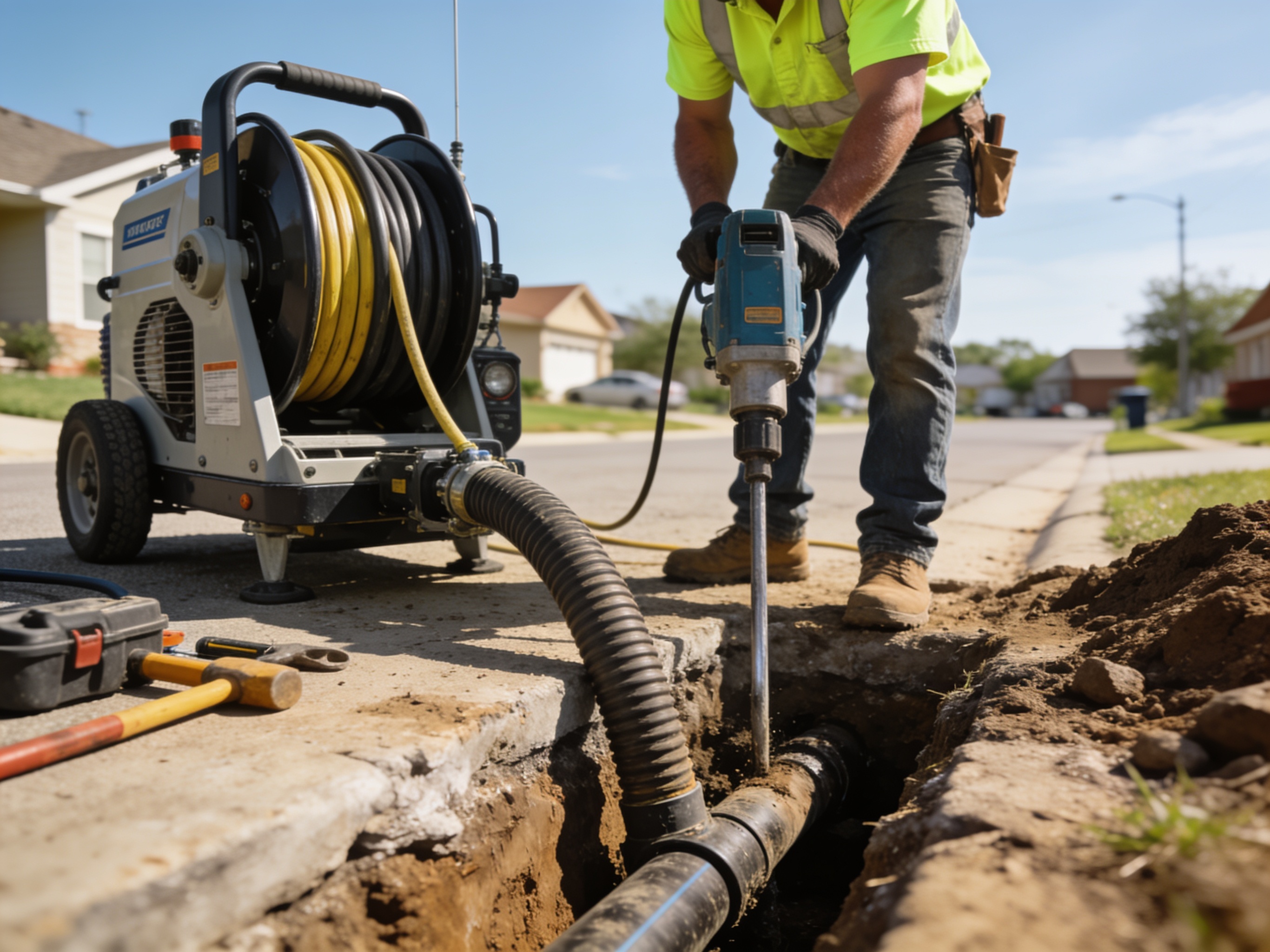 Trenchless Sewer Line Replacement in Grapevine